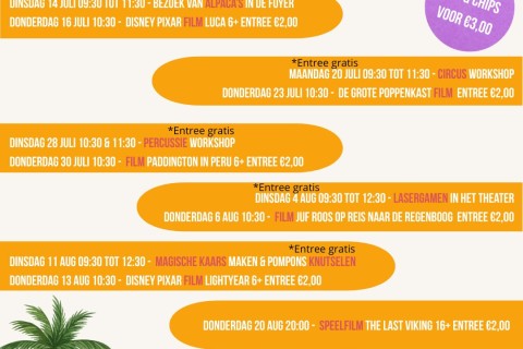 Zomerprogramma